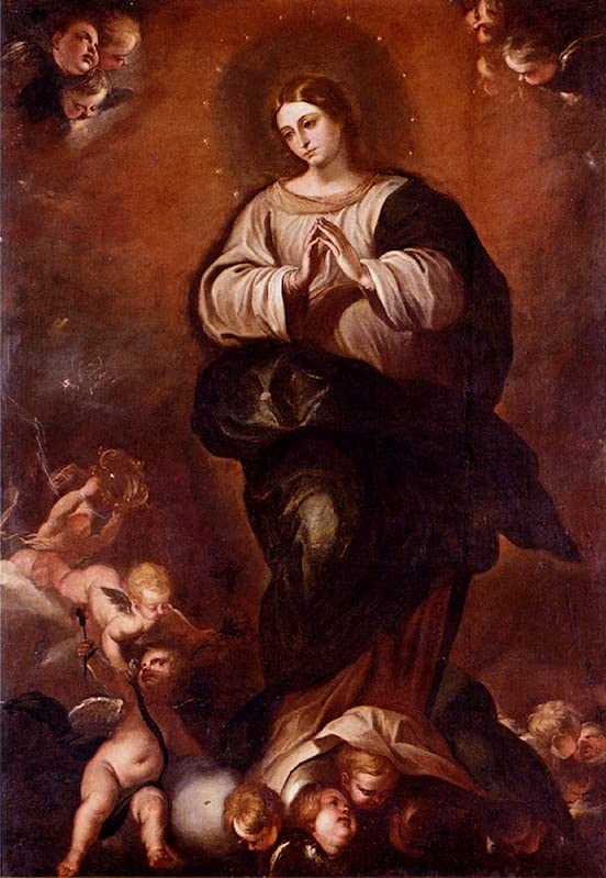 Impression d'art Immaculée Conception Juan De Sevilla sur toile premium canvas 60x90