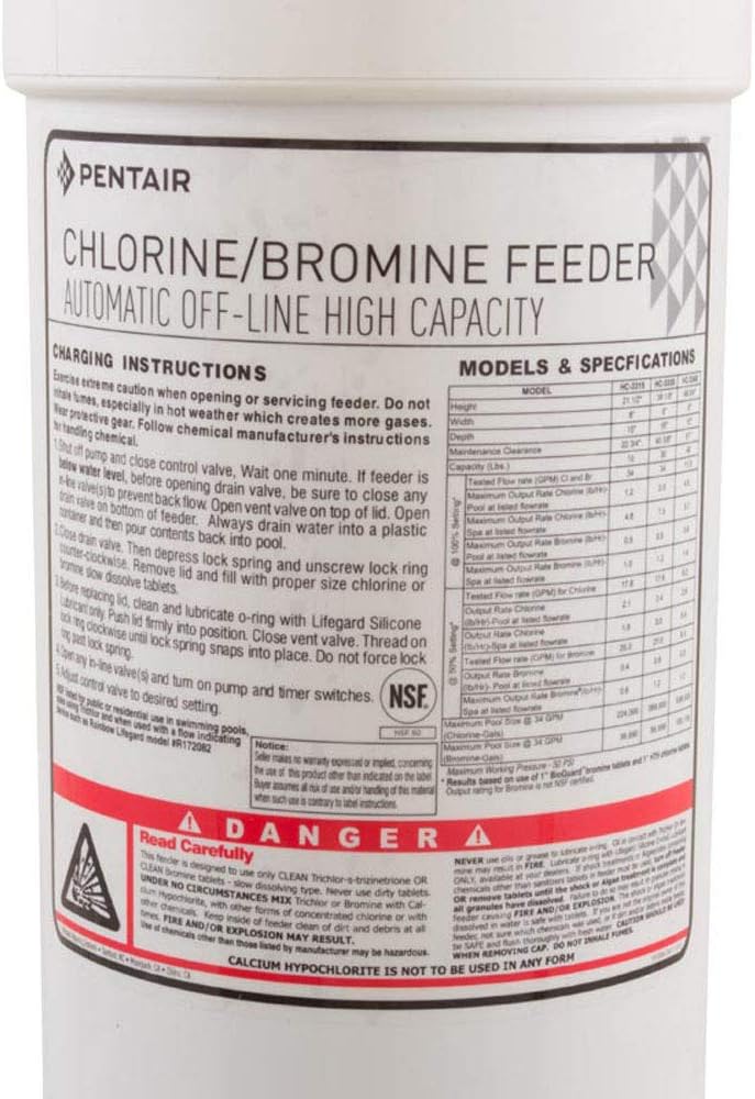 Pentair Rainbow HC-3315 Automatic Commercial High-Capacity Chemical Feeder R171215