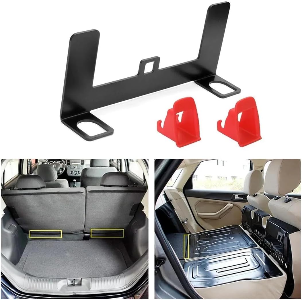 Adaptador Universal ISOFIX para Cadeirinha Infantil, 33,5 x 13,5 x 7 cm, Aço Carbono, Preto