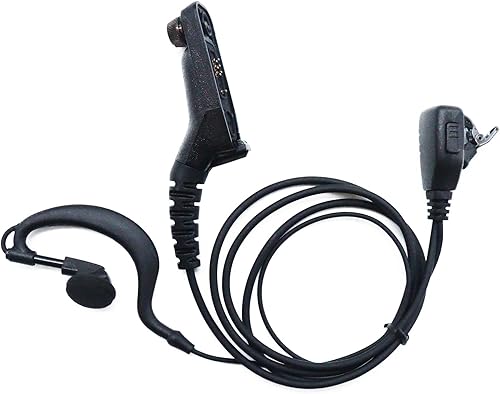 Miniatura 6 de Motorola APX 6000 Auricular compatible con Motorola XPR 7550 7550e 7580e 6550 APX 4000 6000 7000 8000 Walky TalkyRadio bidireccional Forma G