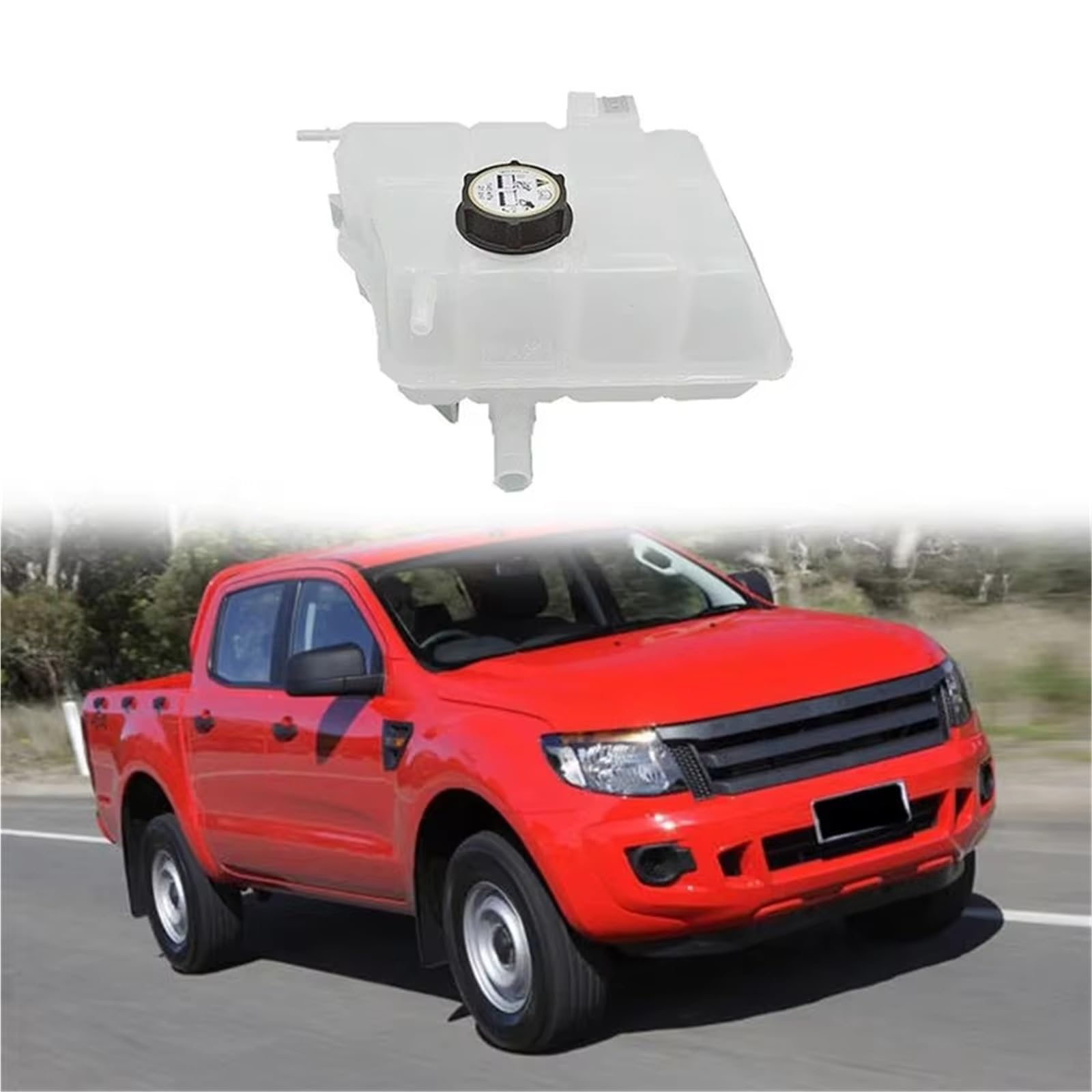 Serbatoio Dell'acqua Raffreddamento Per Ford Per Ranger 2012-2020 Espansione Radiatore Liquido Con Tappo radiatore del motore