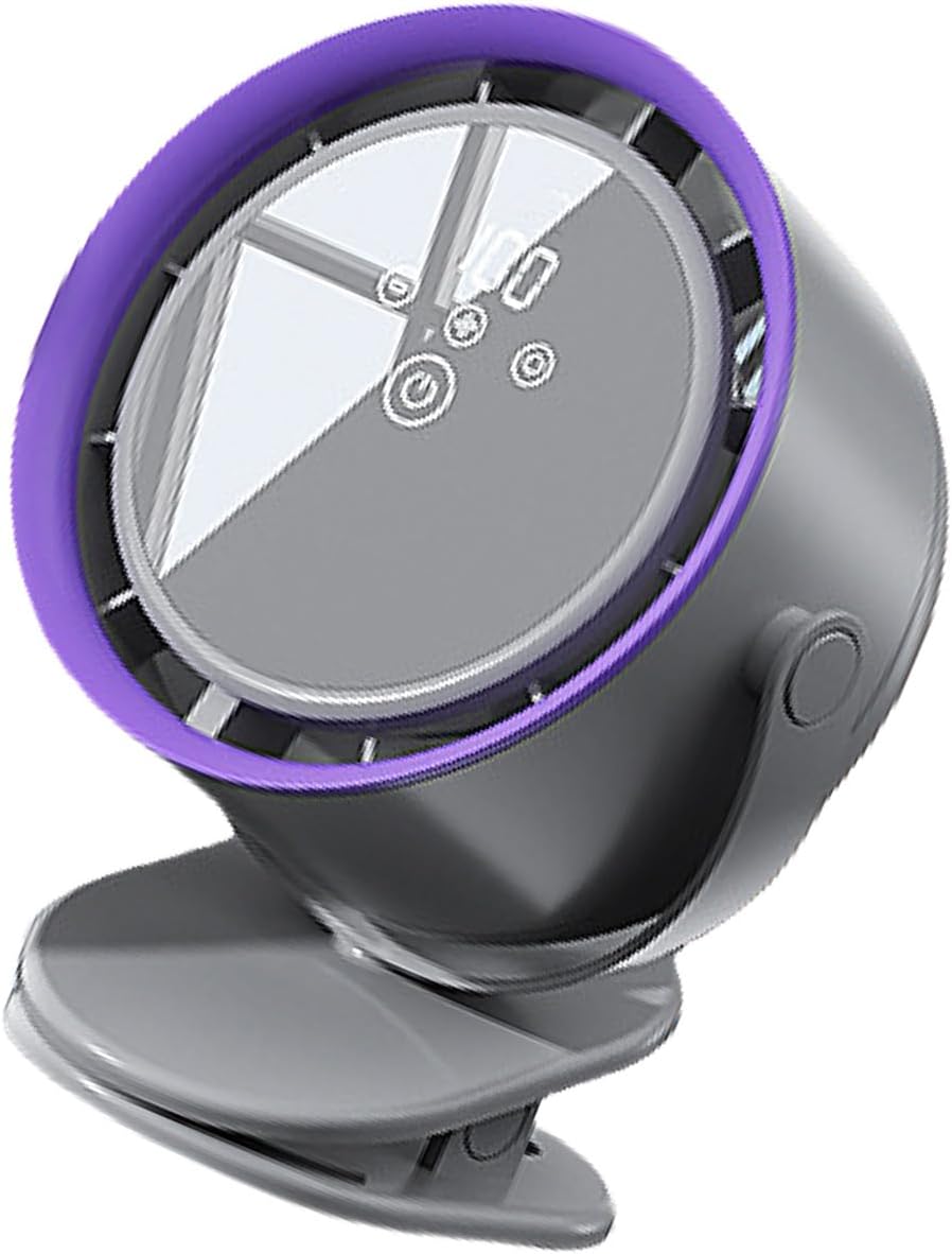 6inch Desk Small Bedroom Clip Fan With 5 Speed Rechargeable Air Cooling Device Texture Suitable For Bedroom Rechargeable Battery Desk Fan