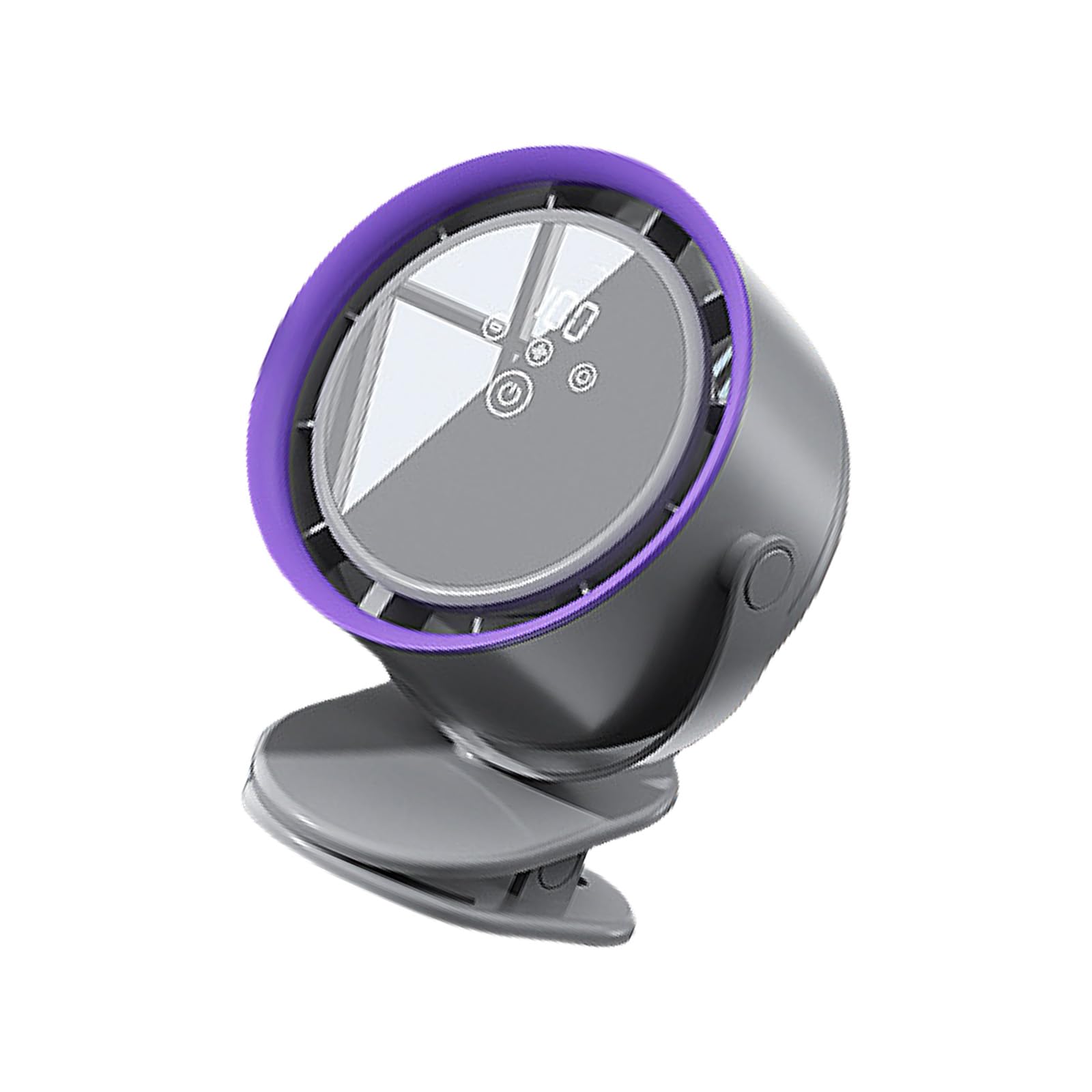 Jazuaiao 6inch Desk Small Bedroom Clip Fan with 5 Speed Rechargeable Air Cooling Device Texture Suitable for Bedroom Rechargeable Battery Desk Fan