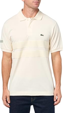 Lacoste Short Sleeve Classic Fit Striped Polo