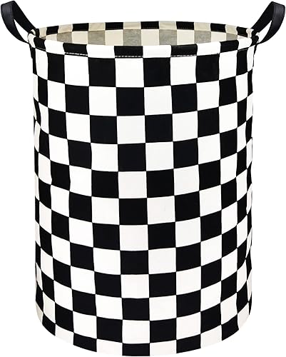 HIYAGON - Grandes cestas de almacenamiento, cestas de lavandería impermeables, cesta de lona plegable para almacenamiento para la habitación de los