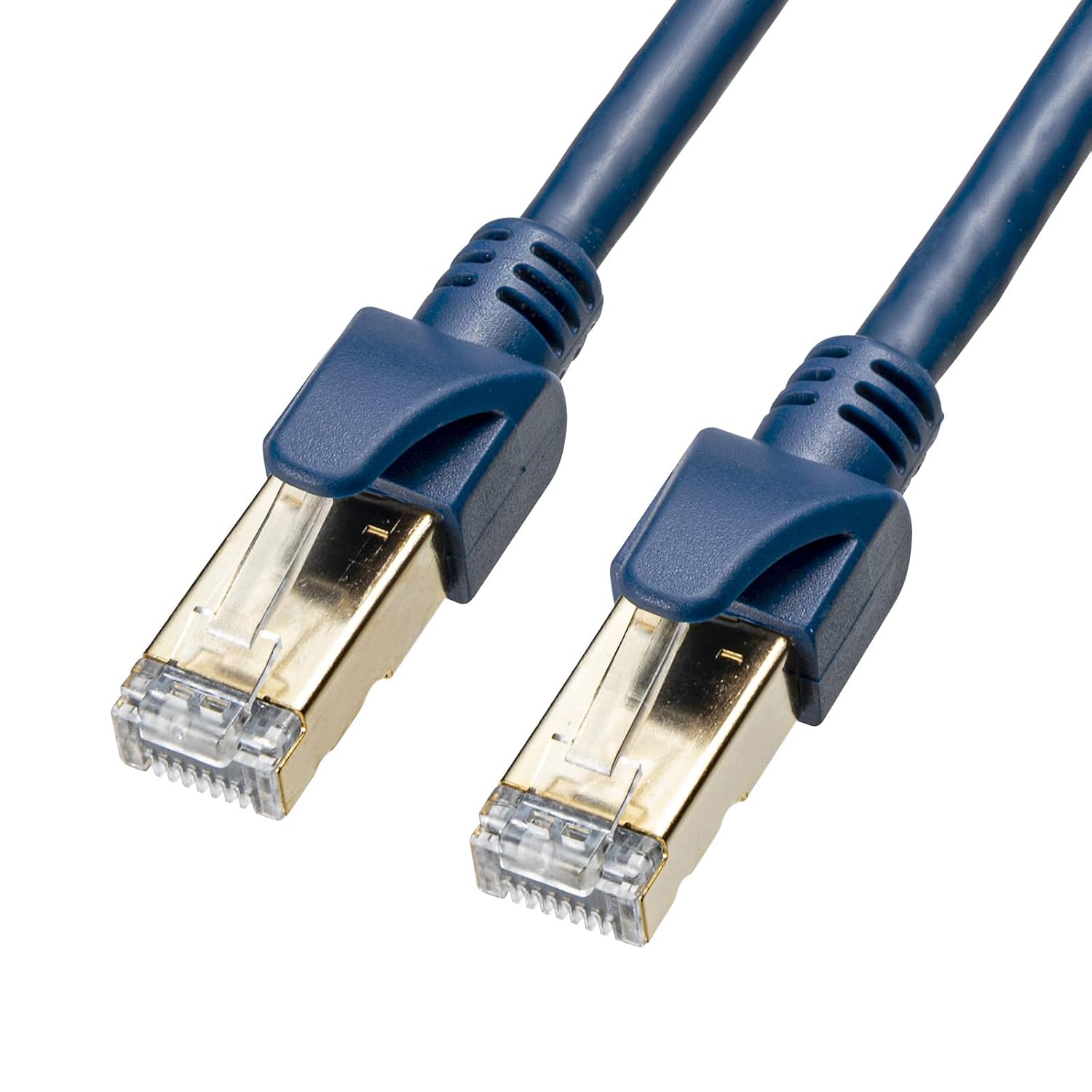 Sanwa Supply KB-H6A-03NV Category 6A Solder Industrial LAN Cable (Navy Blue, 9.8 ft (3 m)