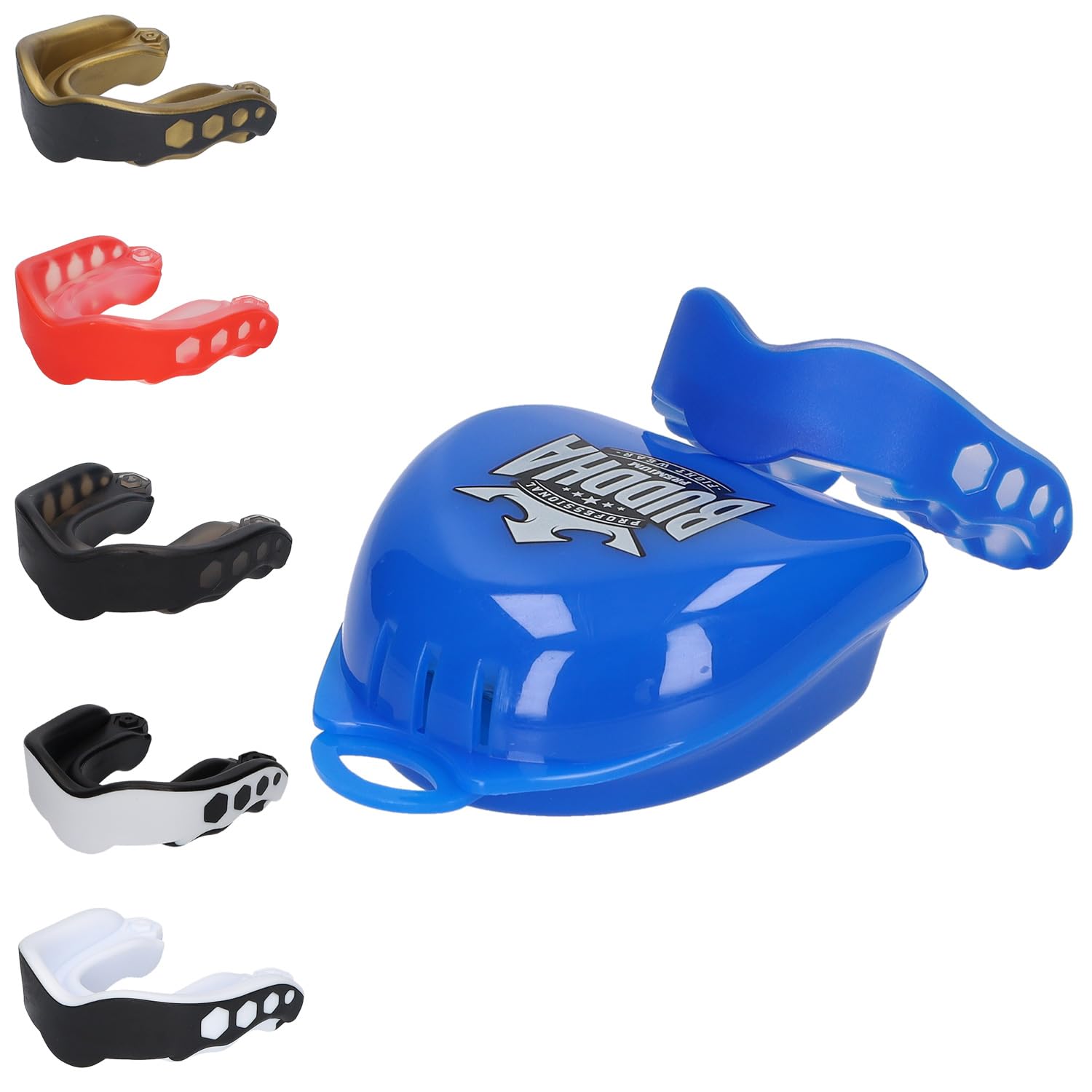 Paradenti FUTURE Premium Per Sport Di Contatto - Adulti E Bambini +12 Anni (Rosso) - Foto 11