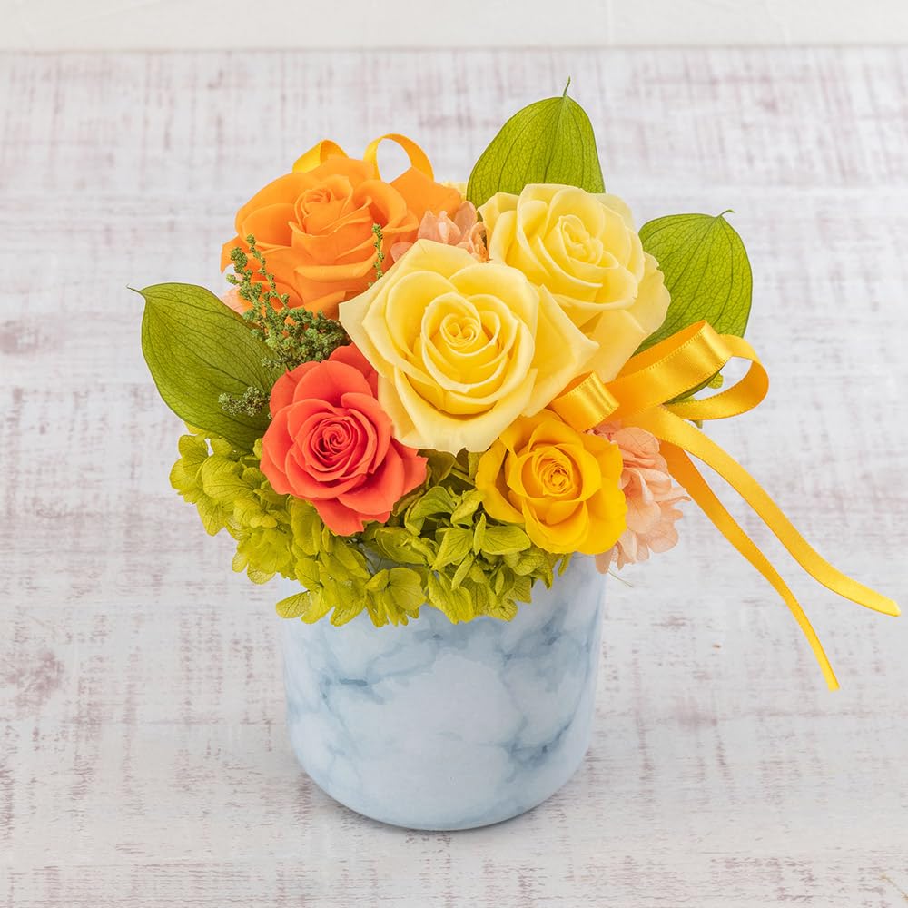 Amazon｜【公式日比谷花壇】プリザーブドフラワー