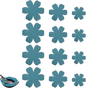 12 PCS Pan Protectors for Stacking, 3 Sizes 26cm 20cm 15cm, Felt Pan Separators Protectors, Non-Slip Pot Dividers Pads for Protecting Organizing Pots and Pans When Storing
