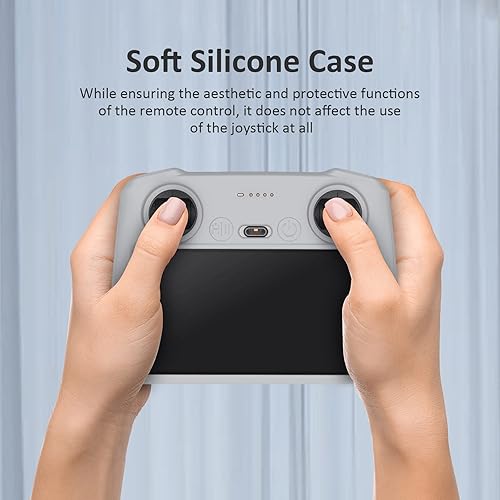 Miniatura 6 de Writiany - Funda protectora de silicona DJI RC, funda protectora para DJI Mini 3  Mini 3 ProDJI Mavic 3 Classic Accesorios (gris)