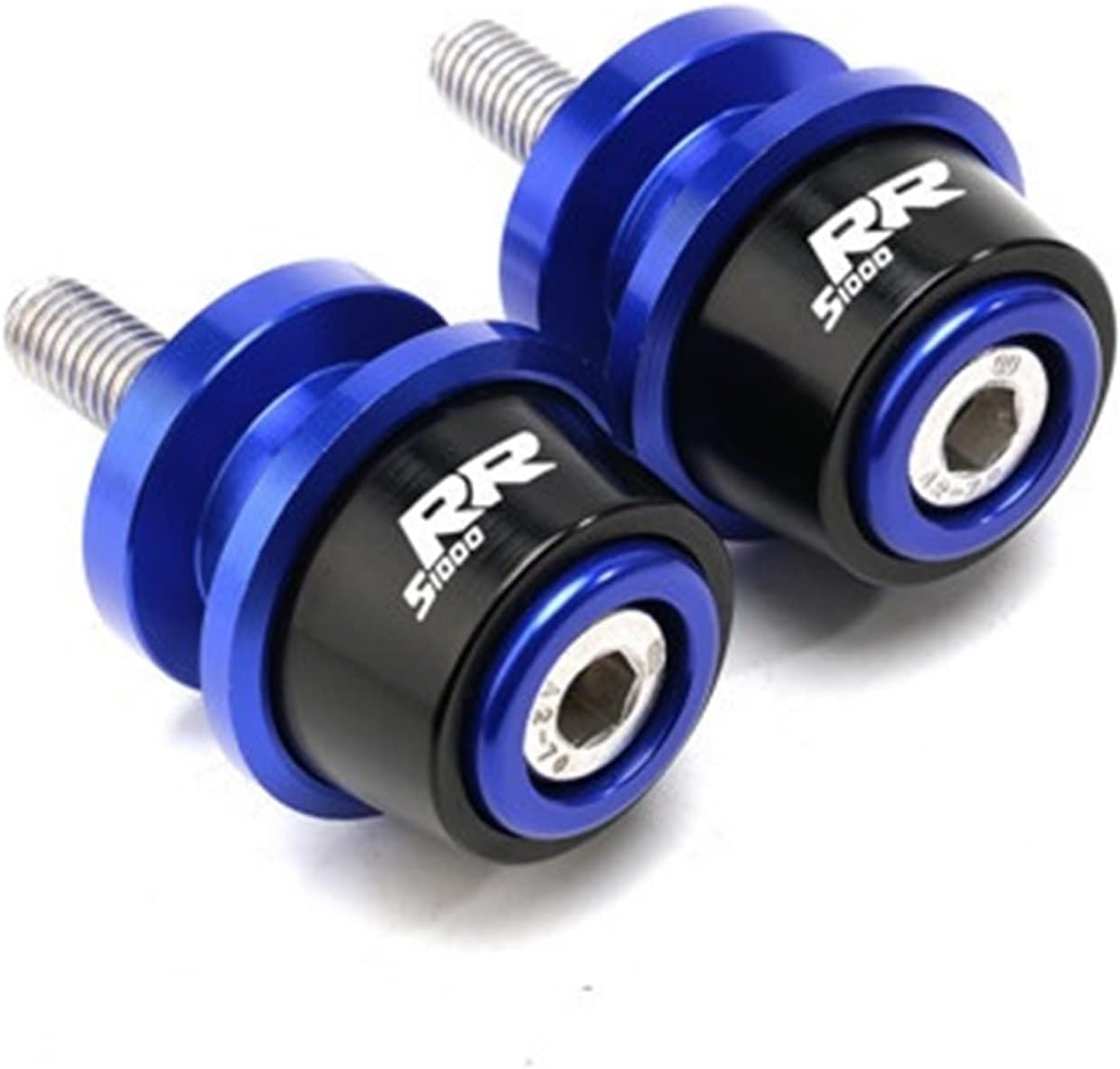 M8 Swingarm Spools Slider CNC Swing Arm Stand Screw for BMW S1000RR 2014 2015 2016 2017 2018 2019 2020 Anti-Fall Frame Sliders (Color : 1 Pair Red)