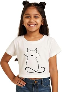 Piku Store Hosiery Crop Top/Crop T-Shirt/Short Top for Girls Price In India