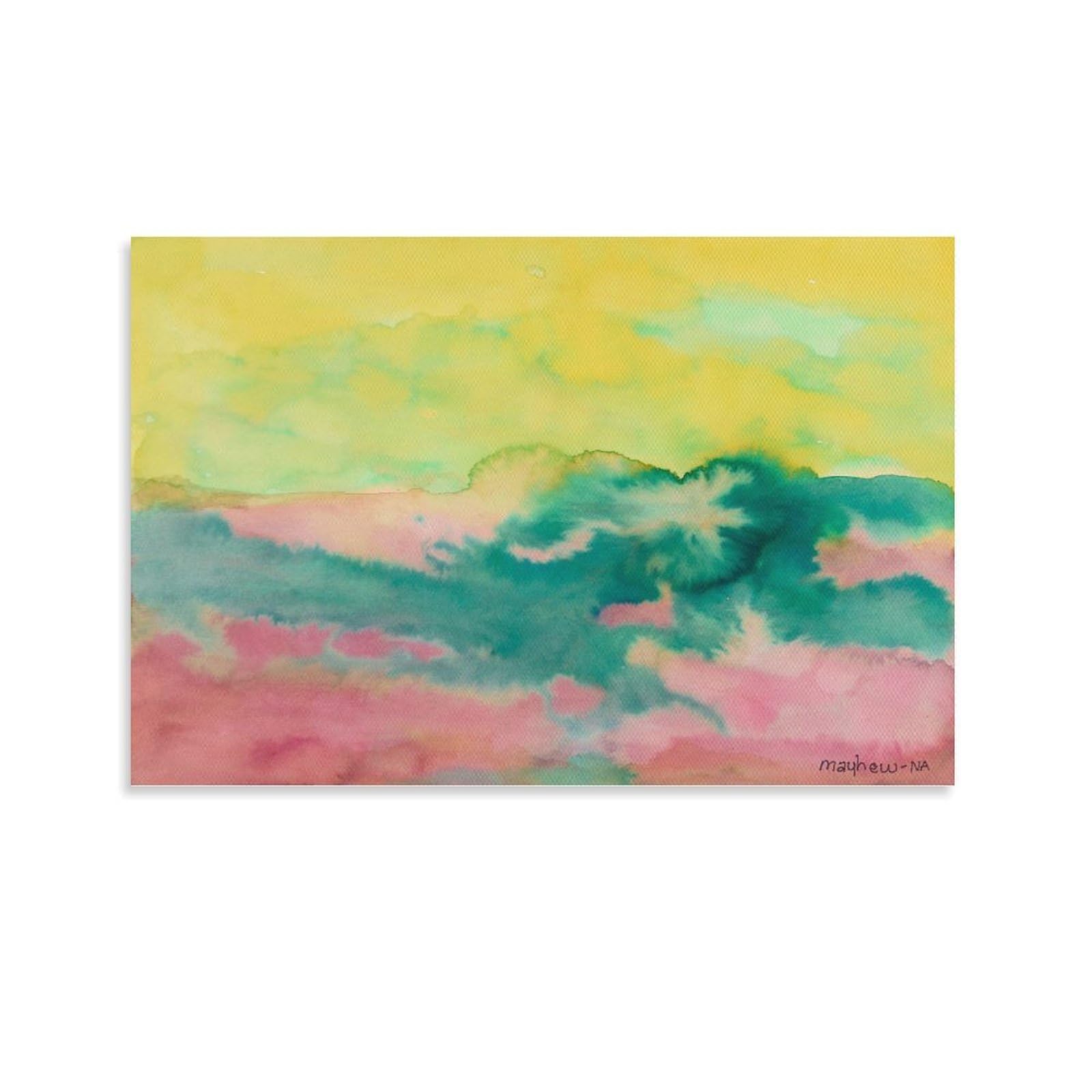 KLAGCBDF Richard Mayhew April Series (2) Canvas Painting Poster Wall Art Decorative Picture Prints Modern Decor 24x36inch(60x90cm)