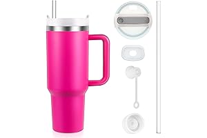 Stanley 40 Oz. Tumbler With Handle in Hot Pink