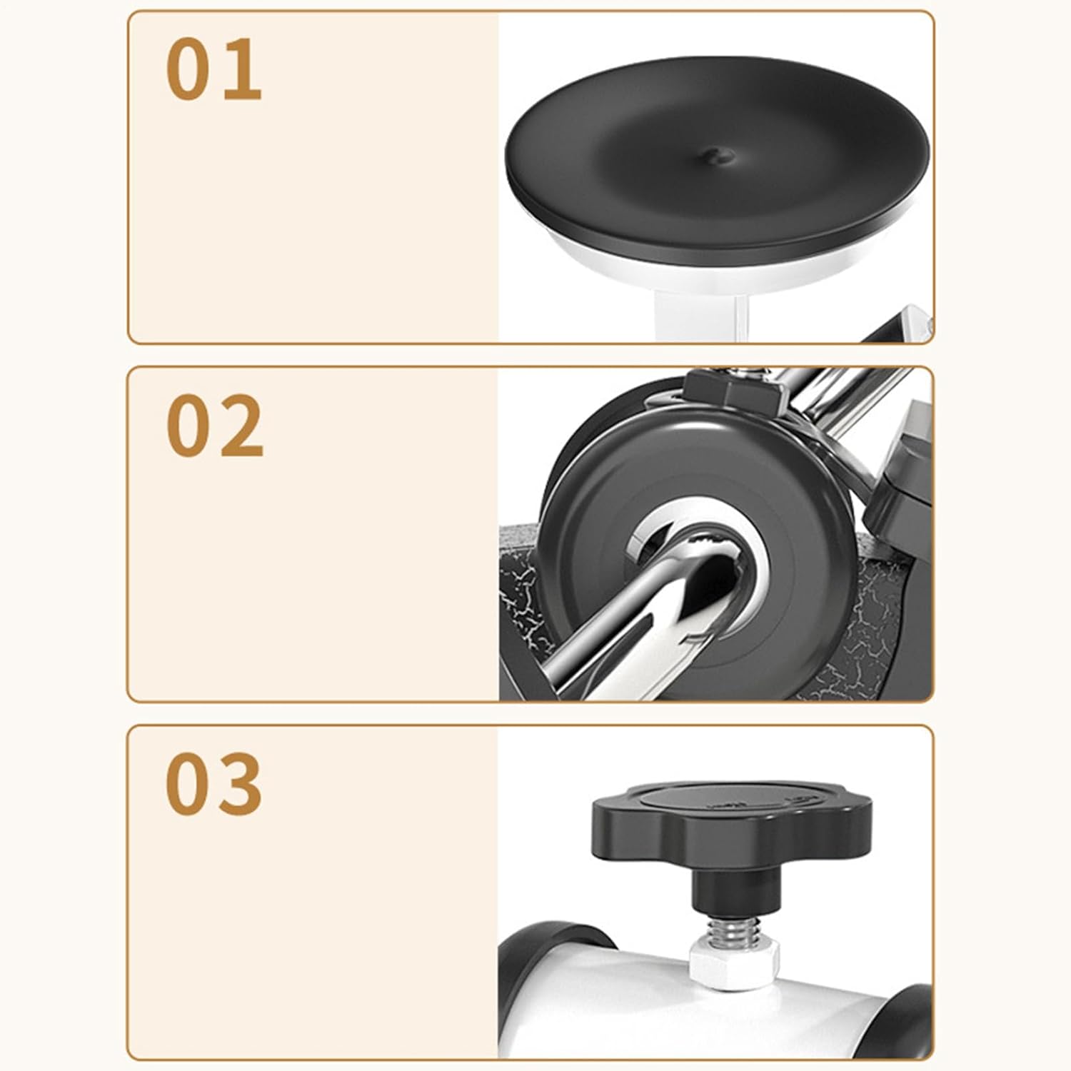 アームバイクエクササイザー - 滑り止め エルゴノミック 調整可能 - アームリカバリートレーニングマシン - シニア 大人 女性