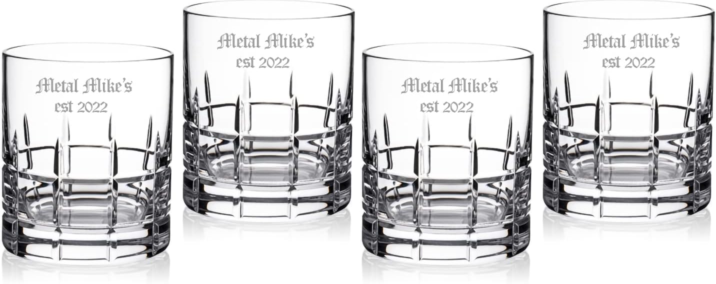 Waterford Marquis Personalized Harper Tumblers, Set of 4