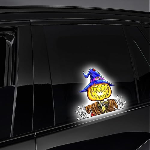 Miniatura 4 de Divertidas calcomanías de Halloween con diseño de fantasma, vampiro, enano, enano, para Halloween, terror, coche, calcomanía y calcomanía de vinilo