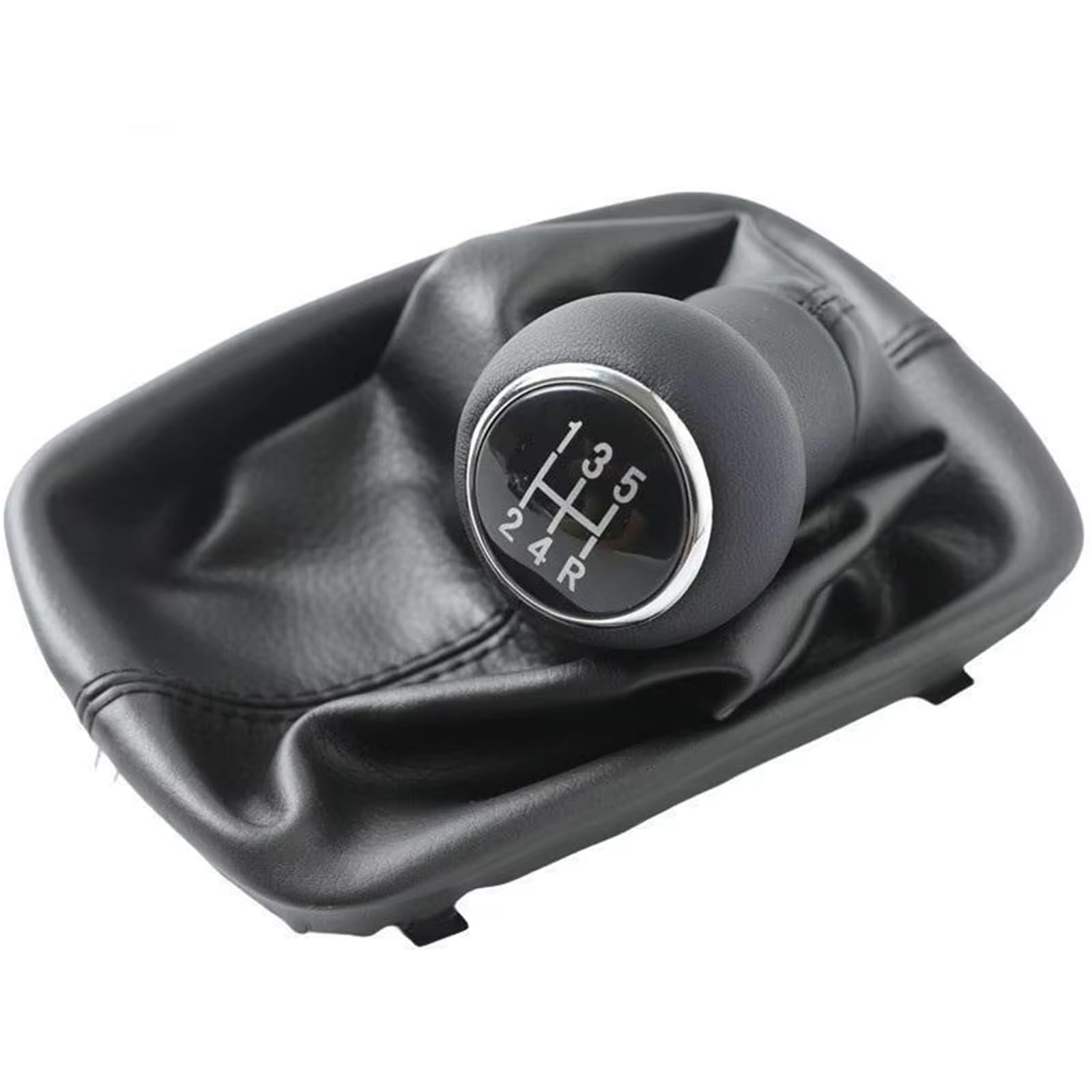 QALIYDFD Auto Gear Lever Compatible with for A6 C5 1997 1998 1999 2000 2001 5 6 for Speed Gear Shift Knob Shifter Gearstick Lever Gaiter Boot Cover
