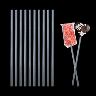 50 Pieces 6-Inch Acrylic Lollipop Sticks, Lollipop Sticks Cake Pop Sticks, Cake Pops Sticks Candy Sticks, Acrylic Lollipop...