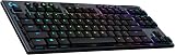Logitech G915 TKL Tenkeyless LIGHTSPEED RGB Mechanical Gaming Keyboard for Laptop PC Low Profile Switch, LIGHTSYNC RGB Wireless, Bluetooth Function, Black - 1