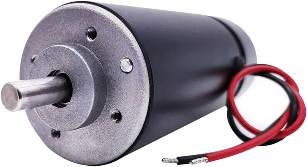 Machine Tool Spindle Motor DC 12-48v 200W/300W/400W/500W/800W DC Spindle Motor with Brush air Cooling CNC Engraving Machine (Color : 48V 300W)