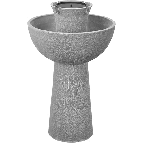 Bernini Alba Battery Operated Fountain: Outdoor Oasis Without the Fuss