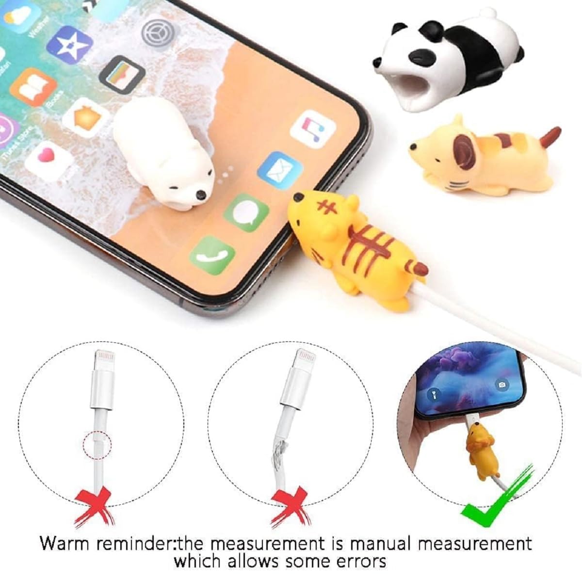Protecteur De Câble Lion Mignon Pour IPhone - Accessoire Fun Et Pratique