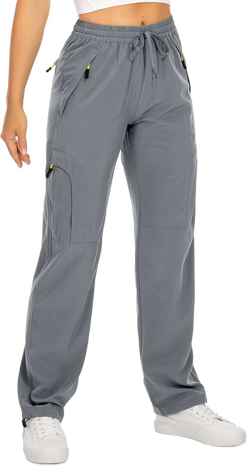 Toomett Women‘s Hiking Cargo Pants UPF 50 Quick Dry with Zipper Pockets | Lightweight, Travel, Golf... product image