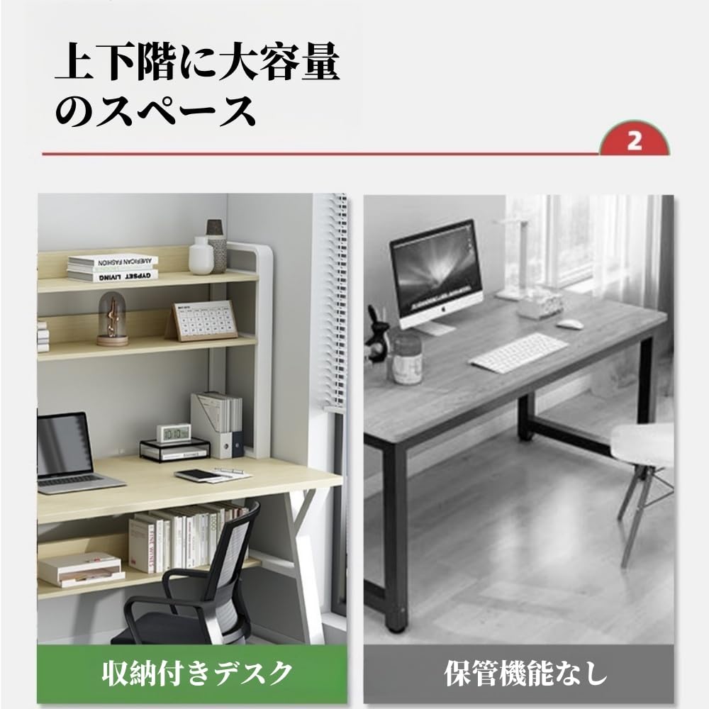 Kirnuo勉強机 パソコンデスク 学習デスク　組み立て簡単 120x60cm) Amazon.co.jp: Kirnuo 学習机 パソコン 学習デスク キッズセット