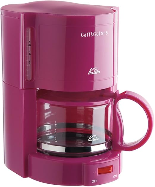 Amazon.com: Kalita: Cafetera Corolle Cafetera [correspondiente a cuatro  tazas para papel de filtro y 102] V-102 Rosa # 4116 : Hogar y Cocina