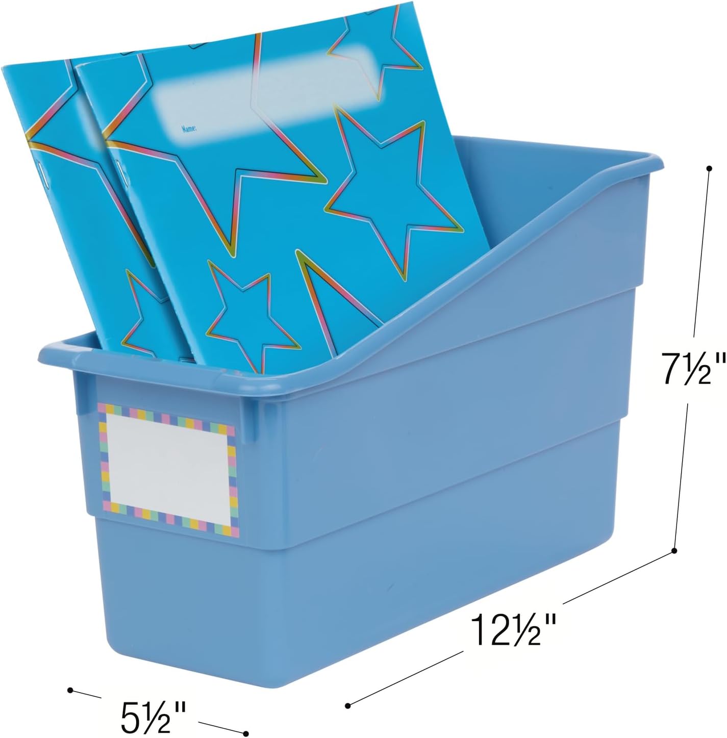 Really Good Stuff Durable Book and Binder Holders - 6 Pack - Bold Vibes image 3