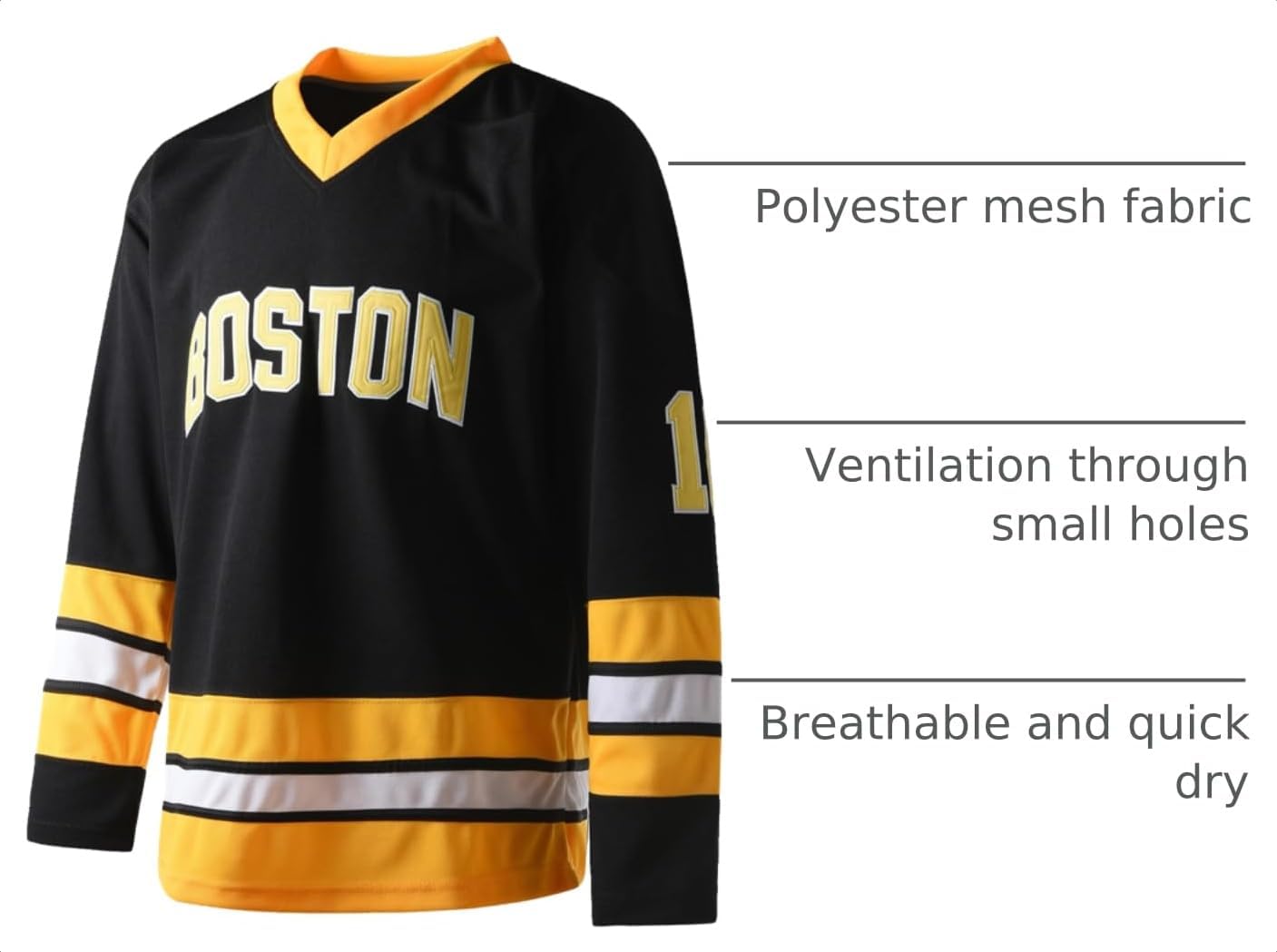 Happy Gilmore 18 Hockey Jersey for Men Authentic 90s Movie Cosplay Costume