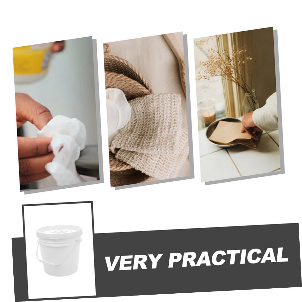 LIFKOME Distributeur de Lingettes Humides Conteneur de Lingettes Rechargeable pour Salle de Bain Pratique et Portable pour Bébés et Usage