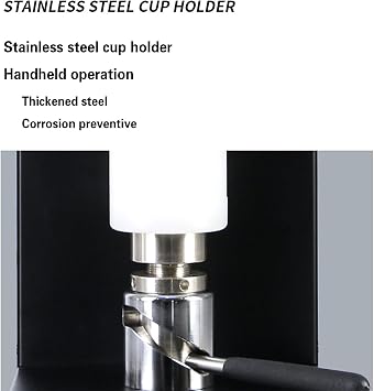 Automatic Can Sealer Machine,Semi-automatic can sealing machine,Electric Commercial Tin Cup Sealer For Aluminum, 4.53-6.69 Height,For Home, Cafe, Restaurant, Beverage Stores,Black