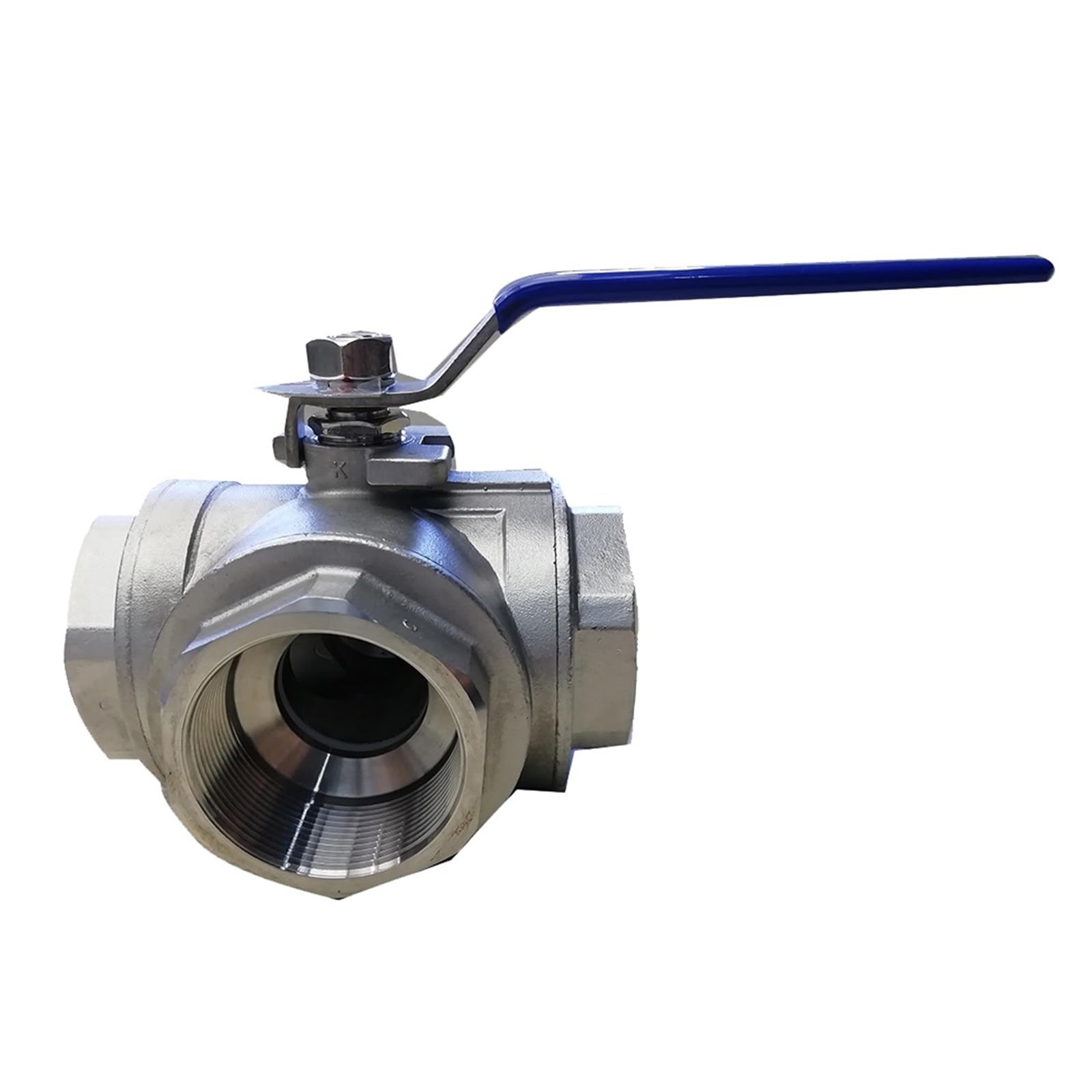 Vanne à bille à 3 voies en acier inoxydable SS316 DN50 PN16 de 2 pouces