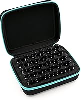 Vista 8 de Hipiwe Estuche rígido de transporte de aceite esencial de 30 botellas, bolsa de almacenamiento de EVA, perfecta para botellas de aceites esenciales