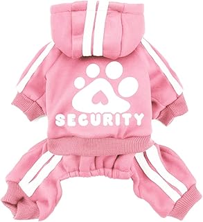 Dolahovy Dog Hoodie Clothes for Pets Soft Autumn Winter Puppy Jumper Fleece Dog Jacket Coats Cotton Dog Outfit for Chihuahua Teddy Small Medium Dogs Cats product image