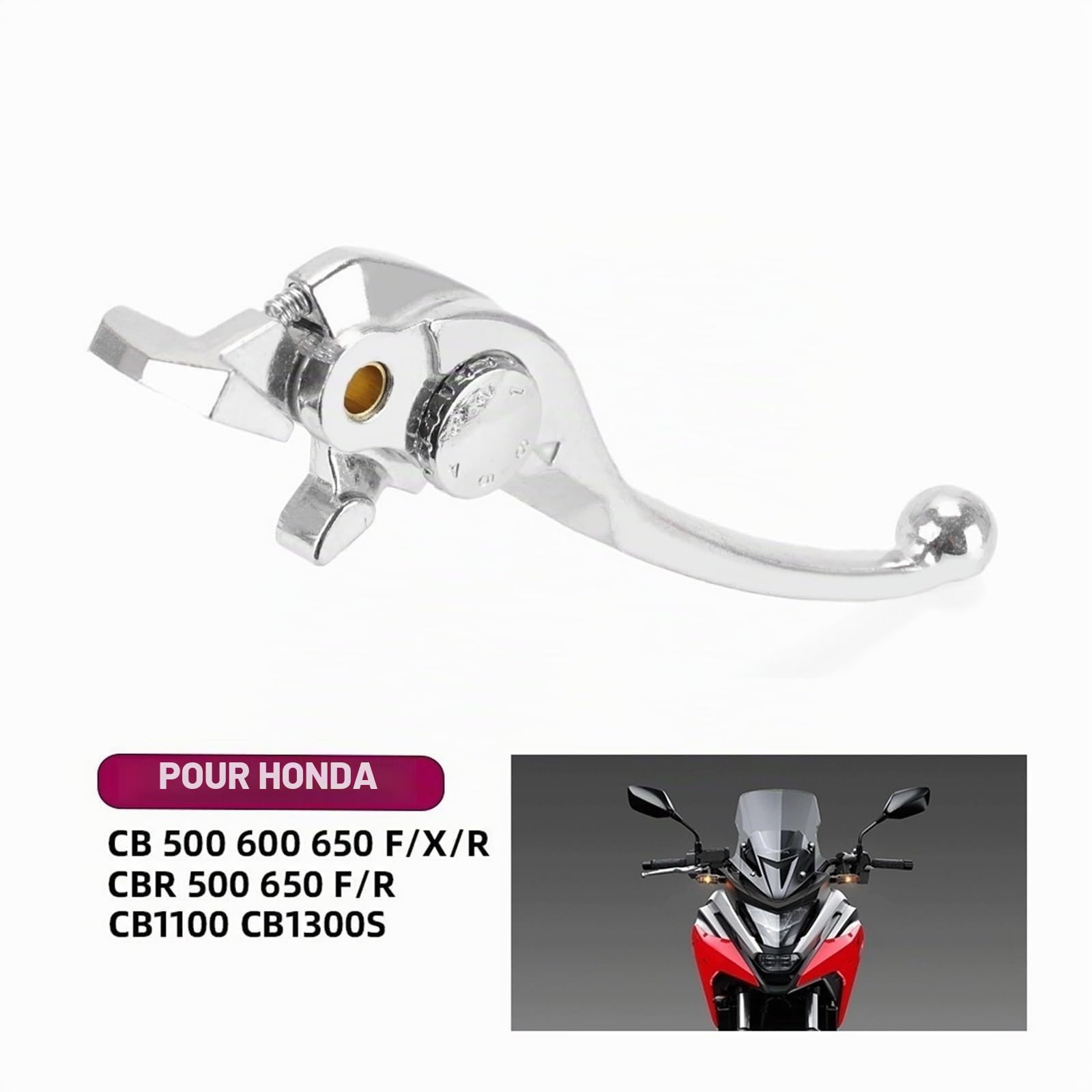 Levier de Frein pour Ho&NDA CBR CB 500 F/R/X 600F 650 F/R 1000 1300S Levier de Frein Avant CB500 CB600 CB650 CBR650 poignées de Commande de Frein de Moto
