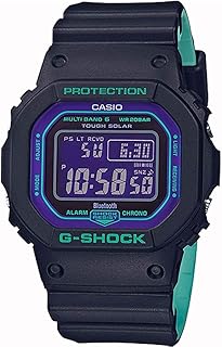 [カシオ]【Bluetooth & 電波ソーラー】G-SHOCK ジーショックカシオ GW-B5600BL-1 タフソーラー マルチバンド6 ブラック ネオンパープル スマホ連動 電波時計 スマートウォッチ ボーイズサイズ メンズ 男性用 ユニセックス スクエア 四角 スピードモデル スマートフォン [並行輸入品]