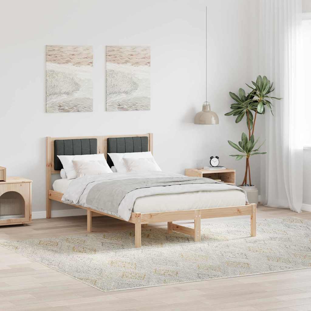 Z litego drewna sosnowego nowoczesny minimalistyczny Brązowy 120 x 200 cm