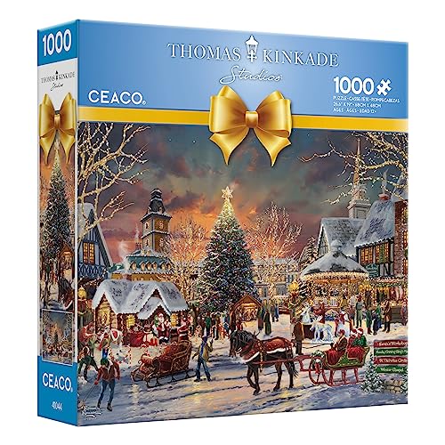 Ceaco 3328-56 Thomas Kinkade - Holiday - Christmas Festival - 1000 Piece Jigsaw Puzzle thumb #2