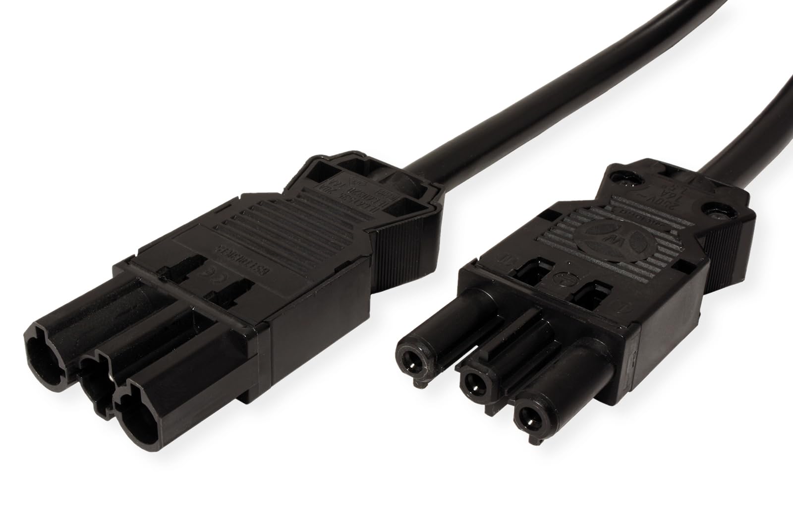 BACHMANN Device Extension Cable GST18-3 Female Socket/Socket, Black, 1.5 m