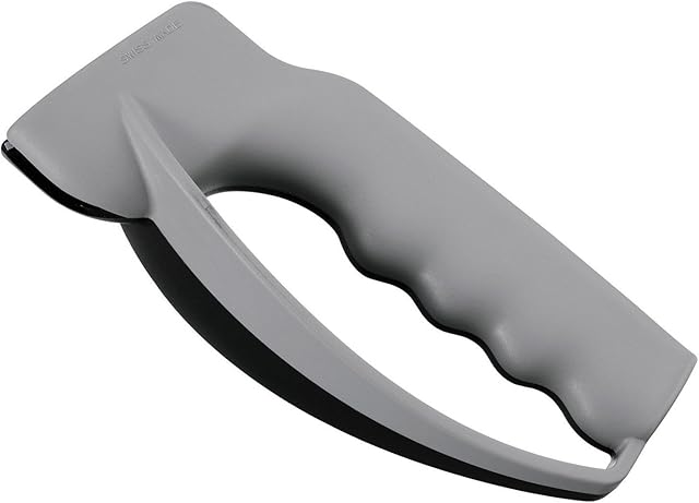 Victorinox, 7.8715, Sharpening + Safety, Messerschärfer "Victorinox", robuster Kunststoff-Griff, Grau, Made in Switzerland,