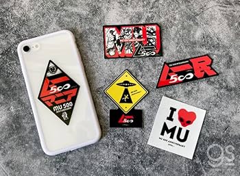 Amazon.co.jp: 【全5種セット】 ムー500号 記念ステッカー