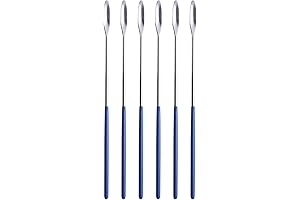 Aozita Lab Spatula - Micro Lab Spoon/Scoop with Nickel-Stainless Blade