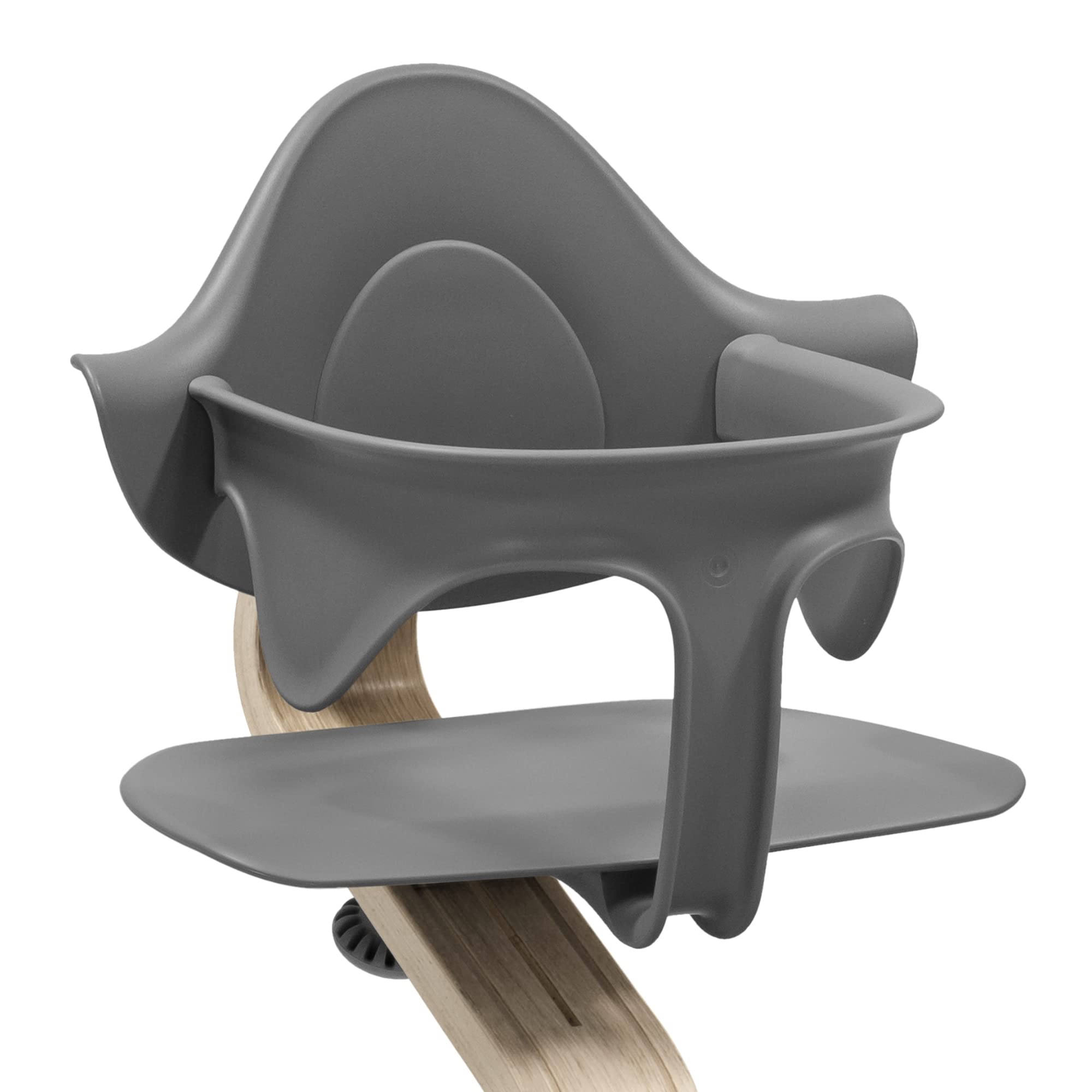 Stokke Nomi Baby Set, Grigio - Fornisce supporto laterale e dorsale mentre il bambino impara a sedersi - Compatibile con tutte le sedie Nomi