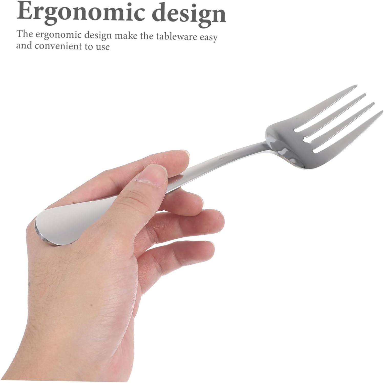 1set Stainless Steel Cake Server Cutlery Fork and Spoon Utensil for Serving and Desserts Elegant Finish for Parties and Gatherings