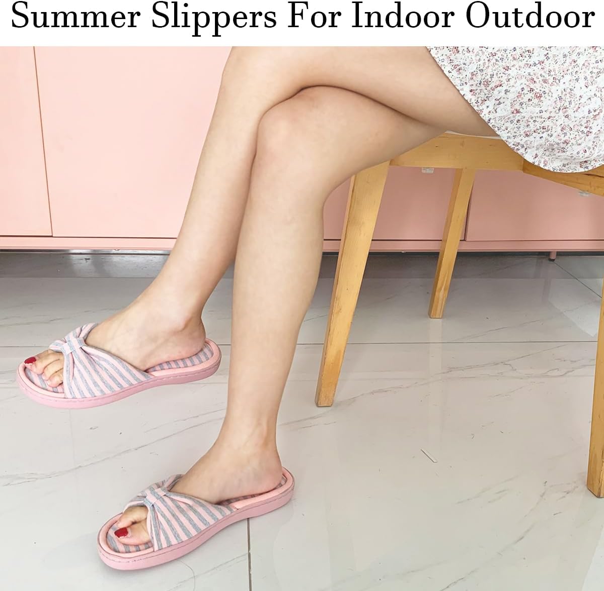 Caramella Bubble Womens Summer Open Toe Memory Foam Slip on Slippers Indoor Outdoor - Image 5