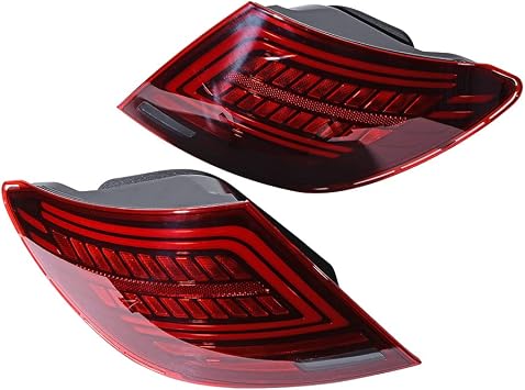 Astra Depot Pair LED Tail Light Brake Running Turn Signal Compatible with MERCEDES-BENZ W204 C Class C250 C350 C63 AMG Rear Lamp MB2801128, MB2801129