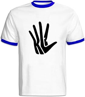Jade Men's Two-toned Tees-Vintage Kawhi K Leonard Basketabll Player Black